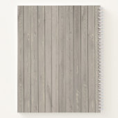 Anpassbare Briefe an meine Enkelin Notizblock (Rückseite)