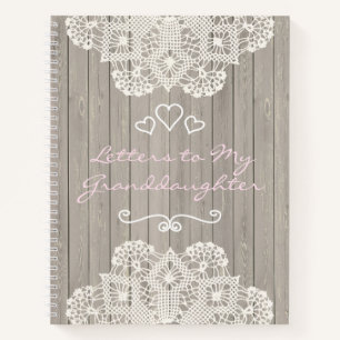 Anpassbare Briefe an meine Enkelin Notizblock