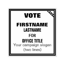 Anpassbare Briefmarke für die Kampagne