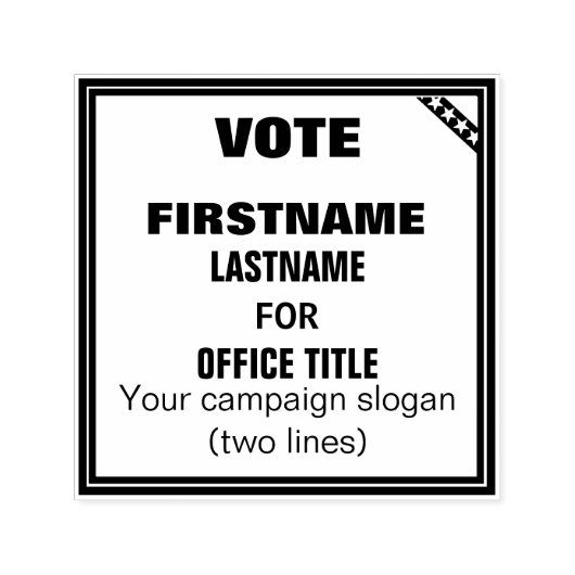 Anpassbare Briefmarke für die Kampagne Permastempel (Design)