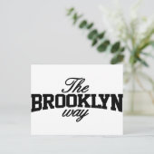 Anpassbare Brooklyn Postkarte (Stehend Vorderseite)