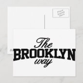 Anpassbare Brooklyn Postkarte (Vorne/Hinten)