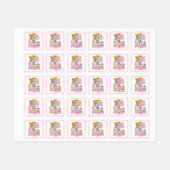 Anpassbare „C steht für“ Alphabet-Kunst – Inspirat Etiketten (Blatt)