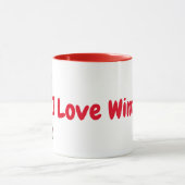 Anpassbare Cactus Lieben Winter Tasse (Zentrum)