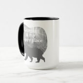 Anpassbare "Camping ist mein glücklicher Ort Tasse (Vorderseite Links)