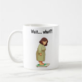 Anpassbare Cartoon-Waage Kaffeetasse (Links)