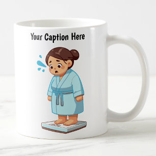 Anpassbare Cartoon-Waage  Kaffeetasse