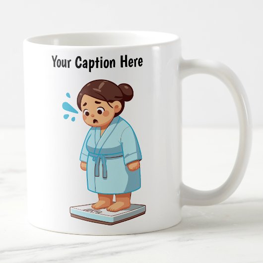 Anpassbare Cartoon-Waage Kaffeetasse