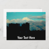 Anpassbare Cayambe-Vulkankarte (Vorne/Hinten)