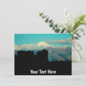 Anpassbare Cayambe-Vulkankarte (Stehend Vorderseite)