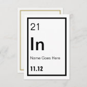 Anpassbare Chemistische Party Einladung (Vorne/Hinten)