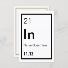 Anpassbare Chemistische Party Einladung