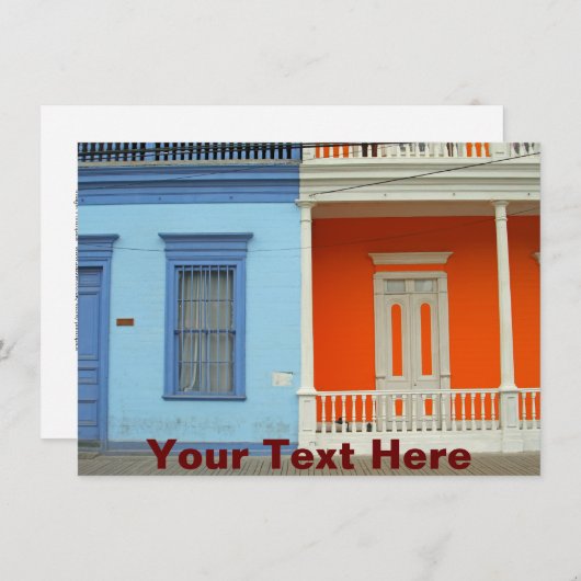 Anpassbare Chile-Karte (Vorne/Hinten)