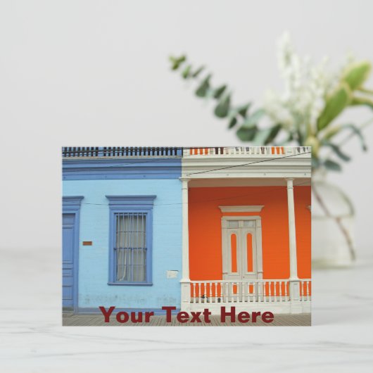 Anpassbare Chile-Karte (Stehend Vorderseite)