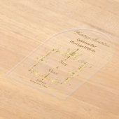 Anpassbare Clear Acryl-Einladungskarte 23 Acryleinladungen (Ablage )