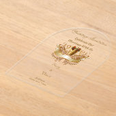 Anpassbare Clear Acryl-Einladungskarte 24 Acryleinladungen (Ablage )