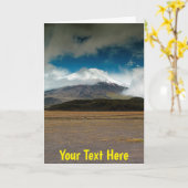 Anpassbare Cotopaxi, Ecuador Karte (Gelbe Blume)