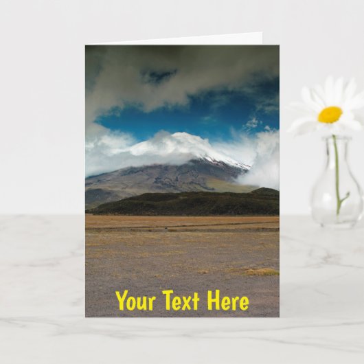 Anpassbare Cotopaxi, Ecuador Karte (Kleine Pflanze)