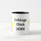 Anpassbare Cribbage Chick Tasse (Zentrum)