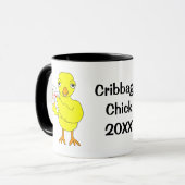 Anpassbare Cribbage Chick Tasse (Vorderseite Links)