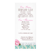 Anpassbare Cupcake Boutique Rack Card Werbekarte (Hinten)