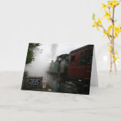 Anpassbare Dampfzugkarte Karte (Gelbe Blume)