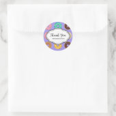Anpassbare Dankbarkeit Sticker Donuts (Tasche)