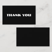 Anpassbare Danksagkarte Visitenkarte (Vorne/Hinten)