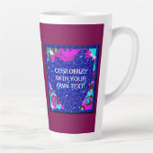 Anpassbare Darstellung der Liebe Latte-Tasse Milchtasse (Rechts)
