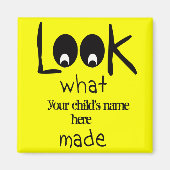 Anpassbare Darstellung, was ich Kühlschrank Magnet (Vorne)