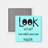 Anpassbare Darstellung, was ich Kühlschrank Magnet (Vorderseite/Rückseite)