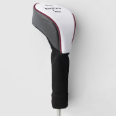 Anpassbare Designvorlage | Laden Sie Ihre eigene K Golf Headcover (angewinkelt)