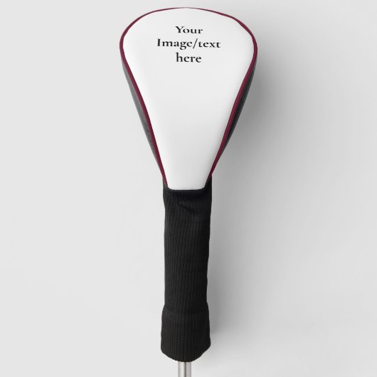 Anpassbare Designvorlage | Laden Sie Ihre eigene K Golf Headcover (Vorderseite)