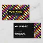 Anpassbare 💚 ❤️ 💛 💙 diagonalen Paddelpaddel Visitenkarte (Vorne/Hinten)