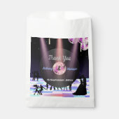 Anpassbare Disco-Hochzeit Geschenktütchen (Vorderseite)