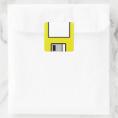 Anpassbare Diskettenlaufwerk-Aufkleber Quadratischer Aufkleber (Tasche)