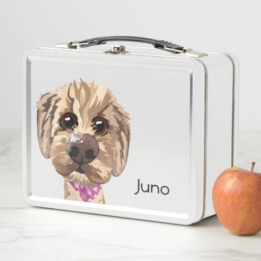 Anpassbare Doodle Dog Lunch Box (Beispiel)