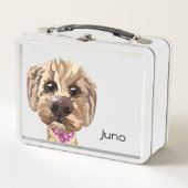 Anpassbare Doodle Dog Lunch Box (Vorderseite)