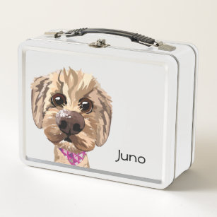 Anpassbare Doodle Dog Lunch Box