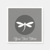 Anpassbare Drachenfliege Napkins Serviette (Vorderseite)