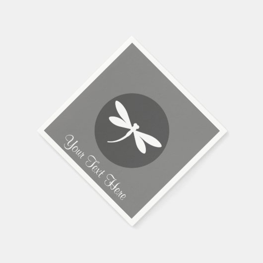 Anpassbare Drachenfliege Napkins Serviette (Ecke)