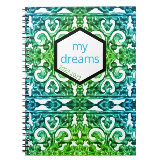 Anpassbare Dream-Tagebuch Notizblock (Vorderseite)