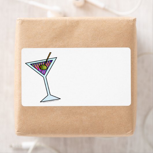 Anpassbare, druckbare Avery-MARTINI-ETIKETTEN (Insitu)