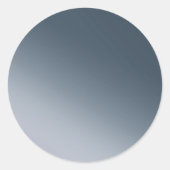 Anpassbare, dunkelblaue Farbsticker Runder Aufkleber (Vorderseite)