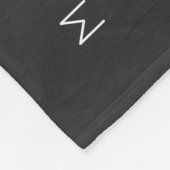 Anpassbare dunkle Flora-Gedenkstätte für den liebe Fleecedecke (Ecke)