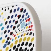 Anpassbare dynamische, fett gepunktete kosmische A Pickleball Schläger (Linke Seite)