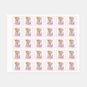 Anpassbare „E steht für“ Alphabet-Kunst – Inspirat Etiketten (Blatt)