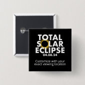 Anpassbare Eclipse 2024 Button (Vorne & Hinten)