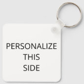 Anpassbare Eclipse 2024 Schlüsselanhänger (Rückseite)