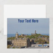 Anpassbare Edinburgh-Karte, Schottland (Vorne/Hinten)